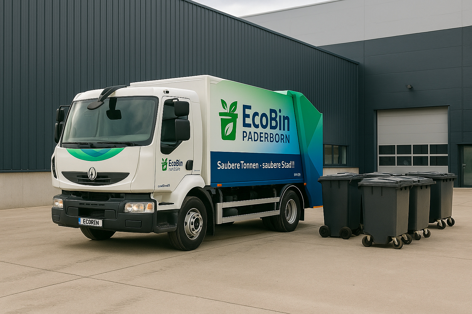 EcoBin Paderborn – Reinigung von Mülltonnen